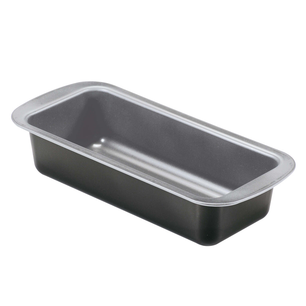 Brødform sort og sølv, 25 cm