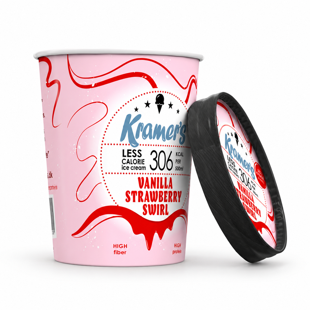 Kramer's Vanilla Strawberry Swirl 500 ml